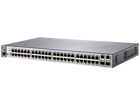 HPE Aruba 2530-48 - Switch - managed - 48 x 10/100 + 2 x Gigabit SFP + 2 x 10/100/1000