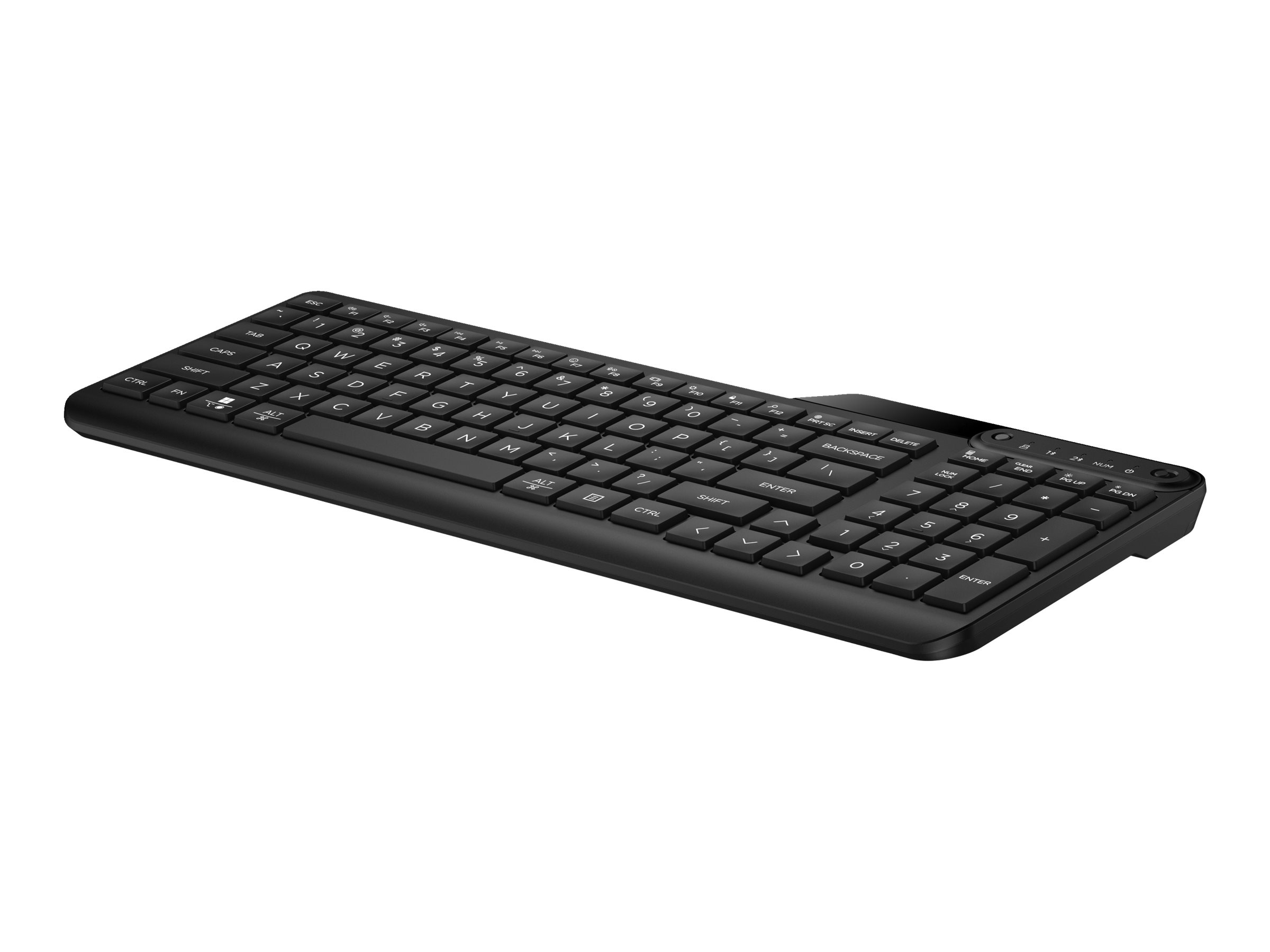 HPE HP 475 - Tastatur - Dual-Mode, Multi-Device, kompakt, 2-Zonen-Layout, geringer Tastenhub, 12 programmierbare Tasten