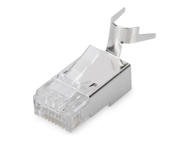 DIGITUS CAT 6A Modularstecker für Rundkabel, geschirmt, 100 Stk.
