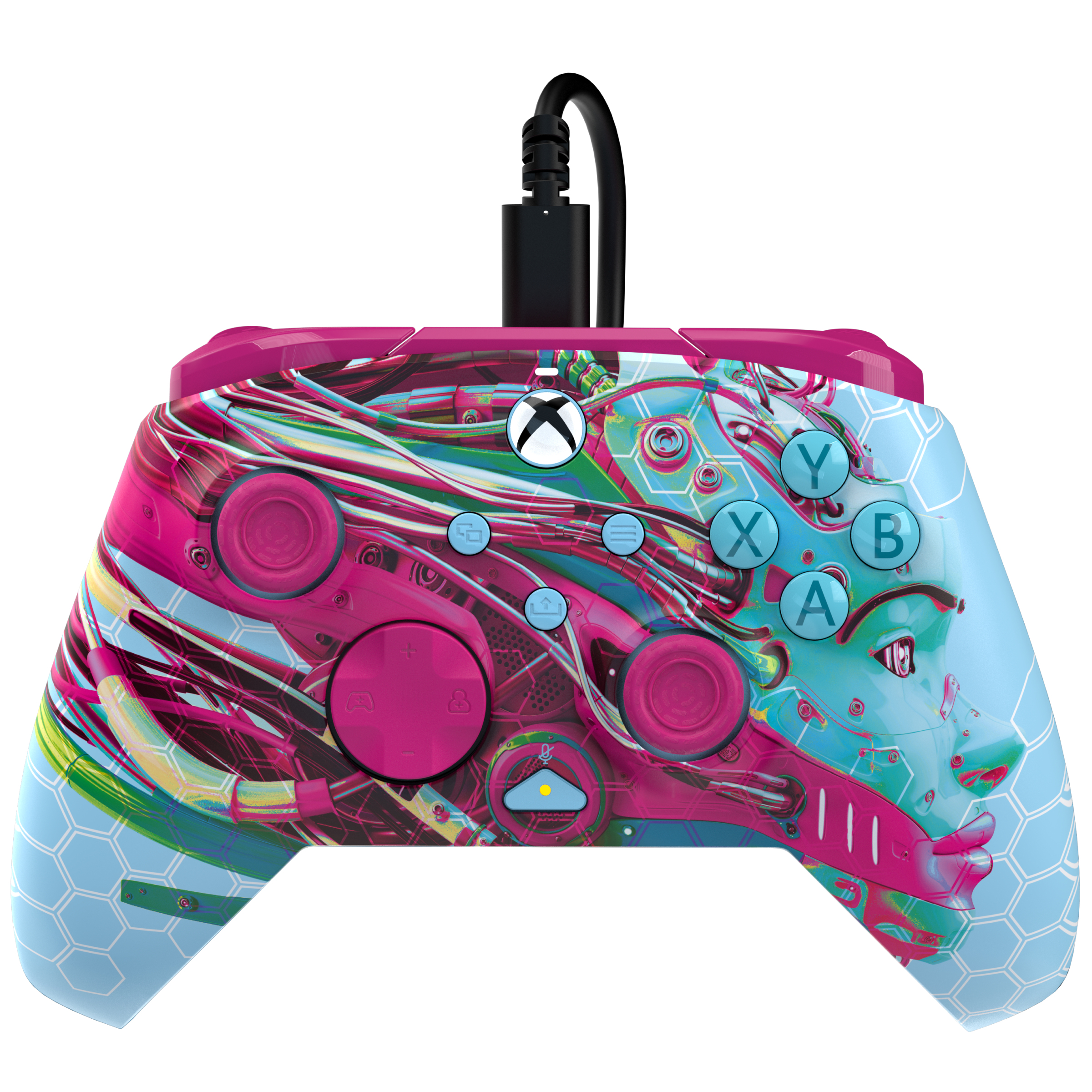 PDP Controller kabelgb.Rematch AndroidDreams GlowinDark XboX, Ansicht 2