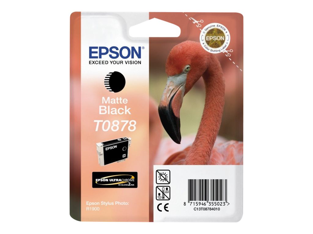 Epson T0878 - 11.4 ml - mattschwarz - original - Blisterverpackung - Tintenpatrone