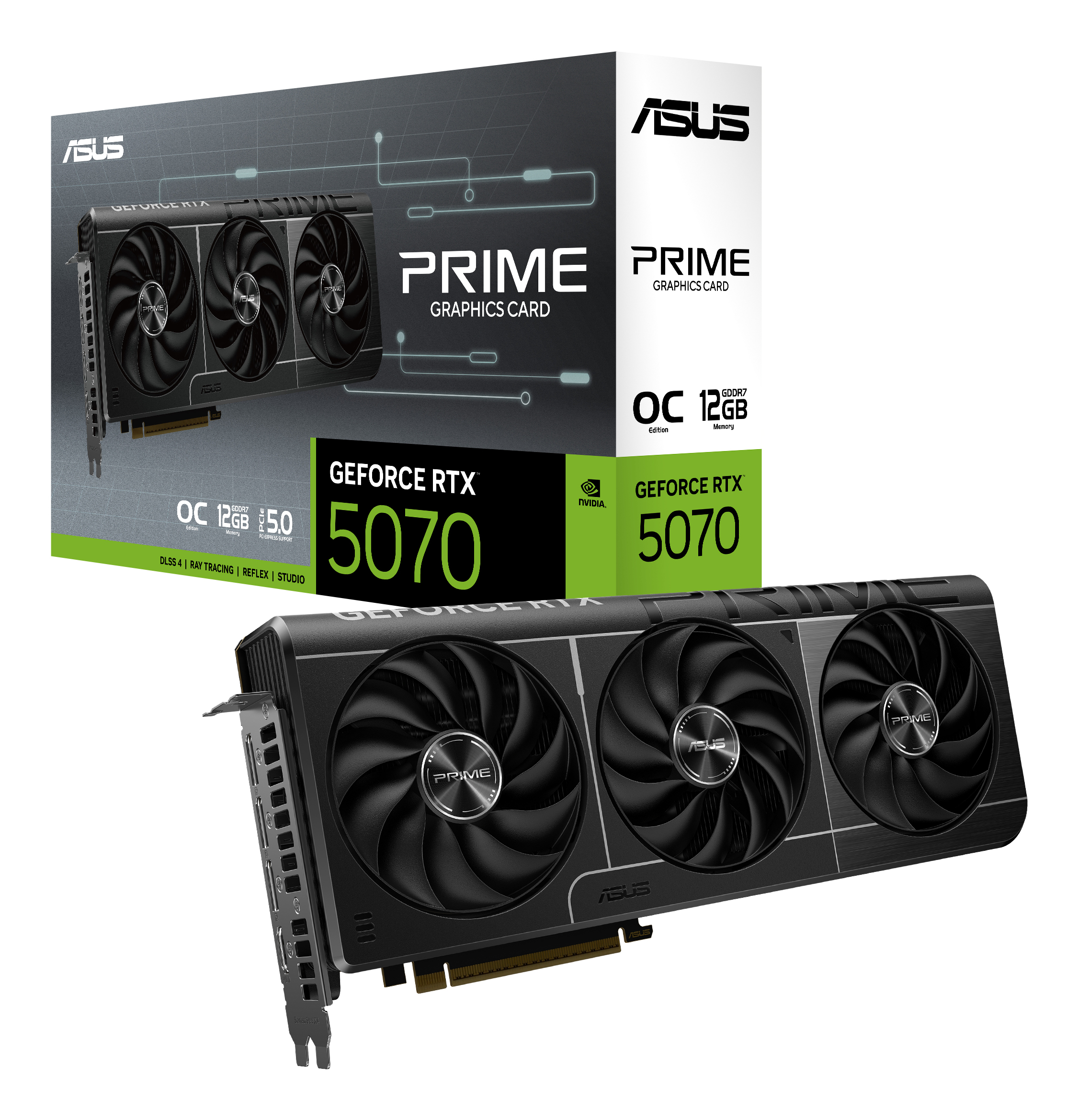 ASUS PRIME GeForce RTX 5070 12GB - OC Edition, Ansicht 3
