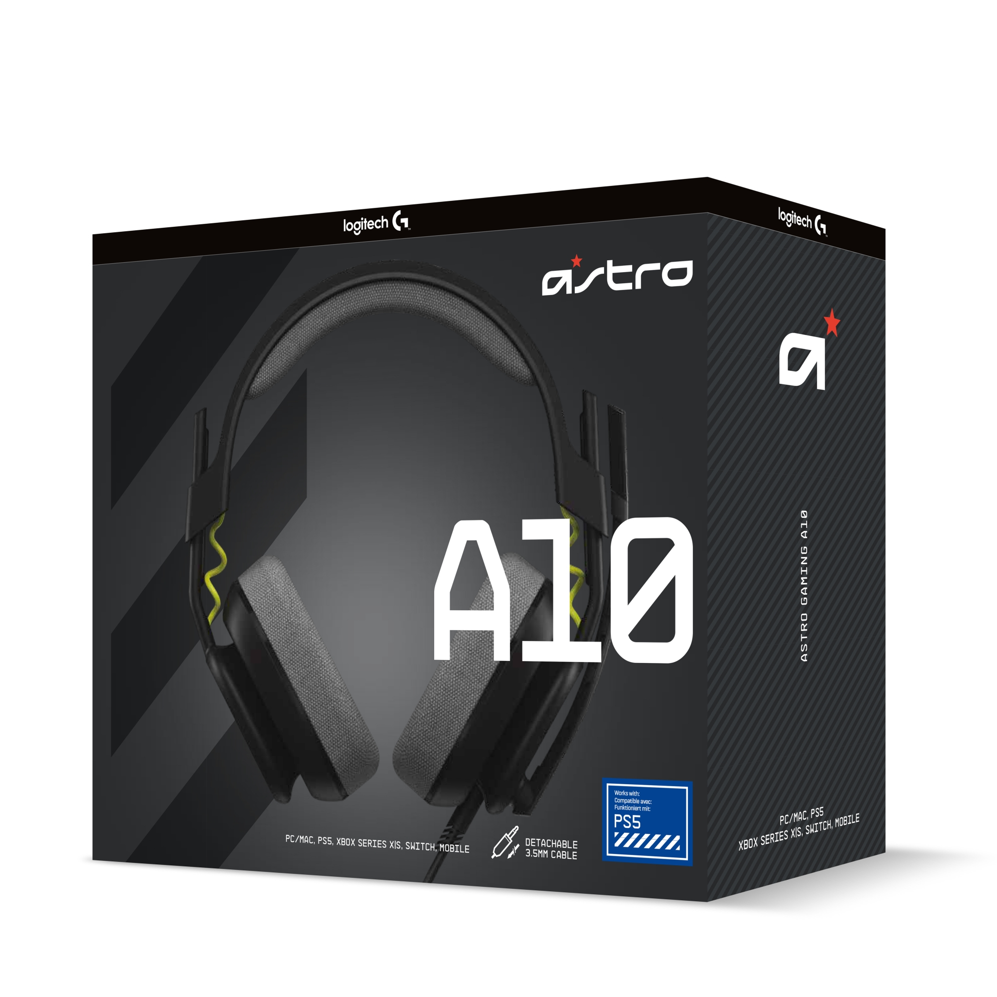 Logitech ASTRO Gaming A10 Gen 2 - Headset - ohrumschließend, Ansicht 2