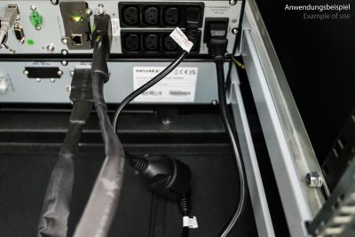 kabelmeister Netzkabel C14 an Schutzkontakt-Buchseschw. - Kabel - Strom/Netzteil, Ansicht 3