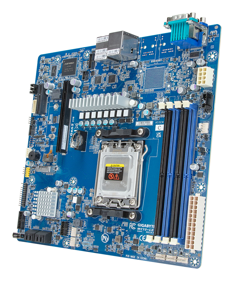 Gigabyte MC13-LE0 - 1.X - Motherboard - micro ATX - Socket AM5 - AMD B650E Chipsatz, Ansicht 3