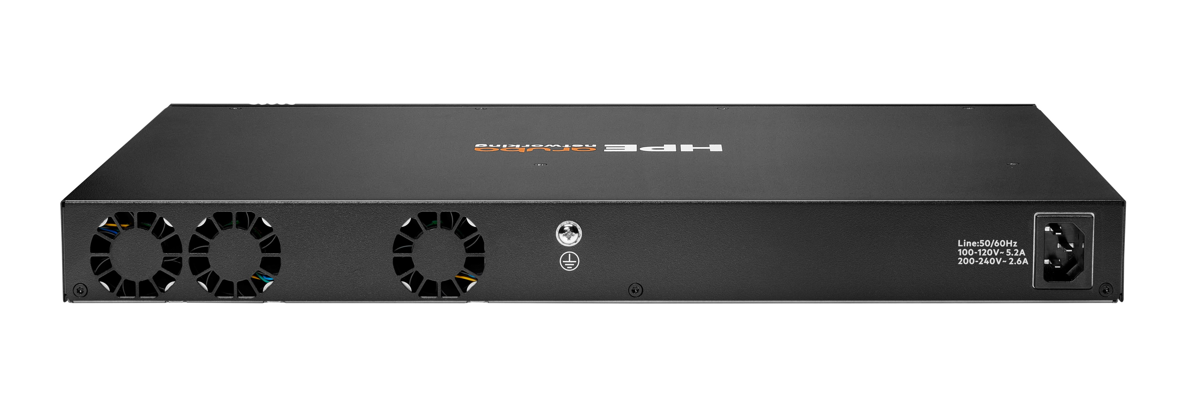 HPE Aruba 6200F 24G Class4 PoE 4SFP+ 370W Switch - Switch - max. Stapelentfernung 10 km - L3 - managed, Ansicht 4