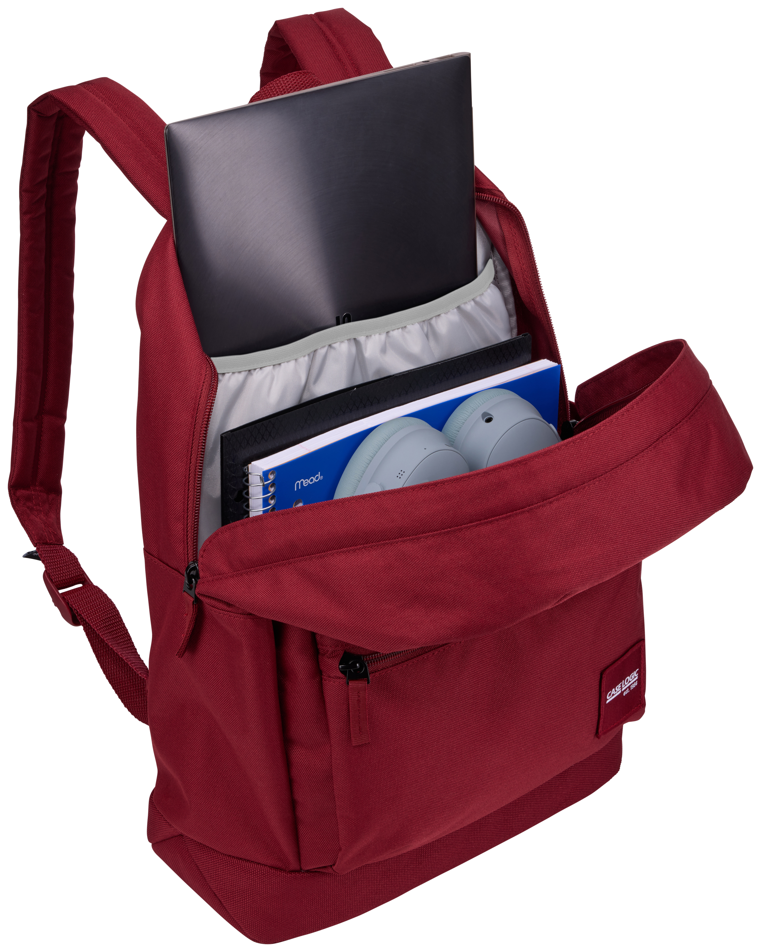 Case Logic Commence - Notebook-Rucksack - recycelt - 39.6 cm (15.6), Ansicht 3