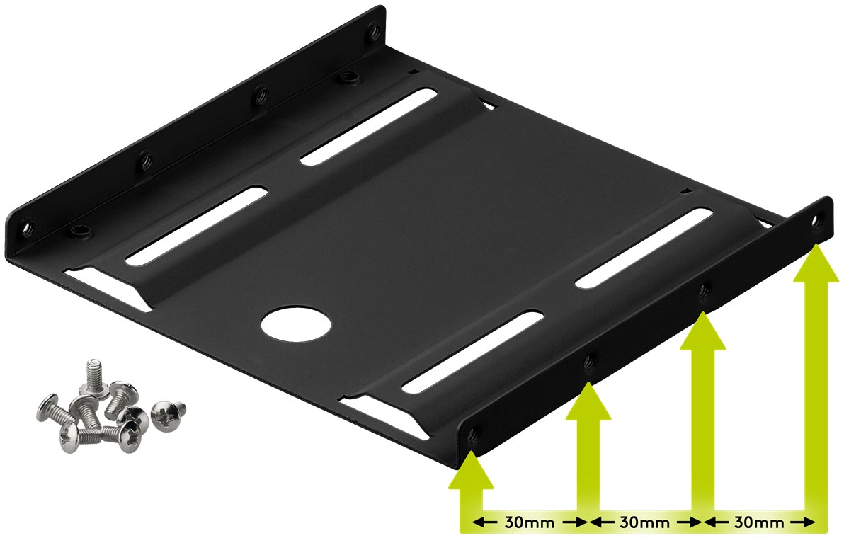Goobay Laufwerksschachtadapter - 3,5 auf 2,5 (8.9 cm to 6.4 cm), Ansicht 2