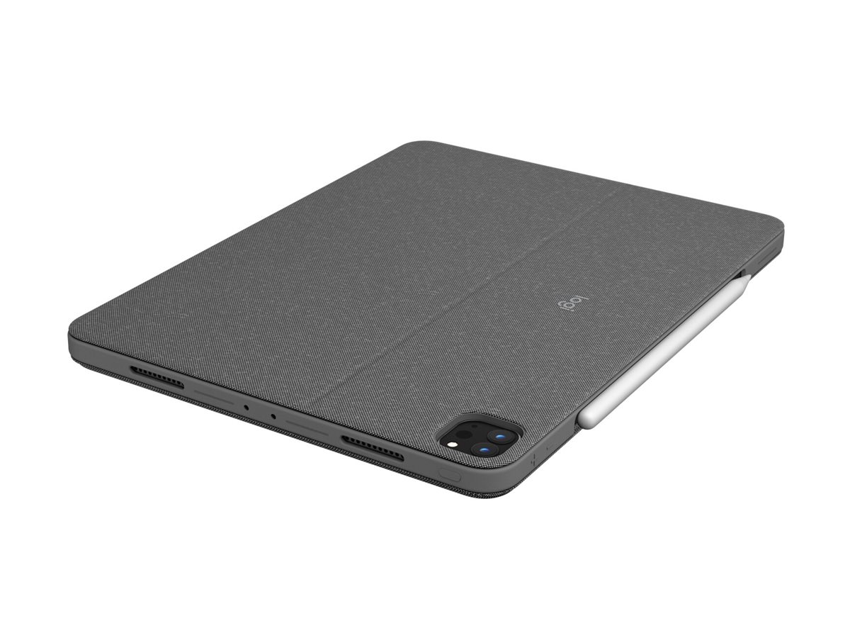 Logitech Combo Touch - Tastatur und Foliohülle - AZERTY - Französisch - Graphite  Apple 11-inch iPad Pro (M4), Ansicht 3