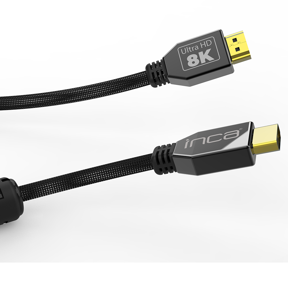 INCA IHD-21 - 2 m - HDMI Typ A (Standard) - 3 x HDMI Type A (Standard) - Schwarz, Ansicht 2