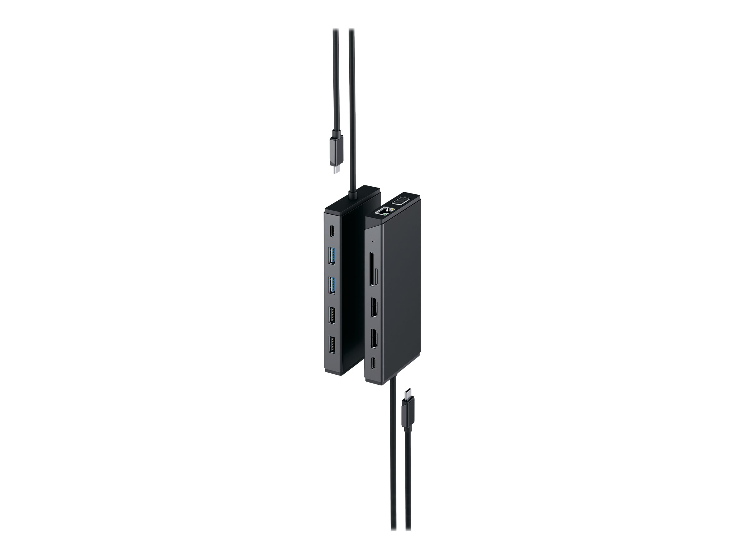 Alogic MV2 - Dockingstation - USB-C - VGA, 2 x HDMI, Ansicht 3