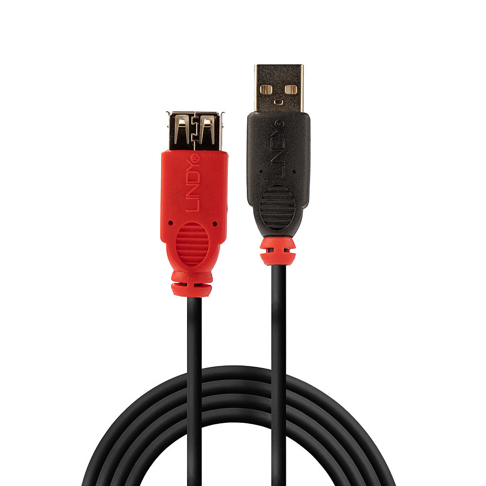 Lindy USB 2.0 Slimline Active Extension Cable - USB-Verlängerungskabel - USB (M), Ansicht 2