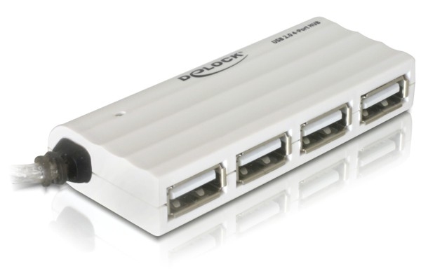 Delock HUB USB 2.0 - Hub - 4 x USB 2.0 - Desktop, Ansicht 2