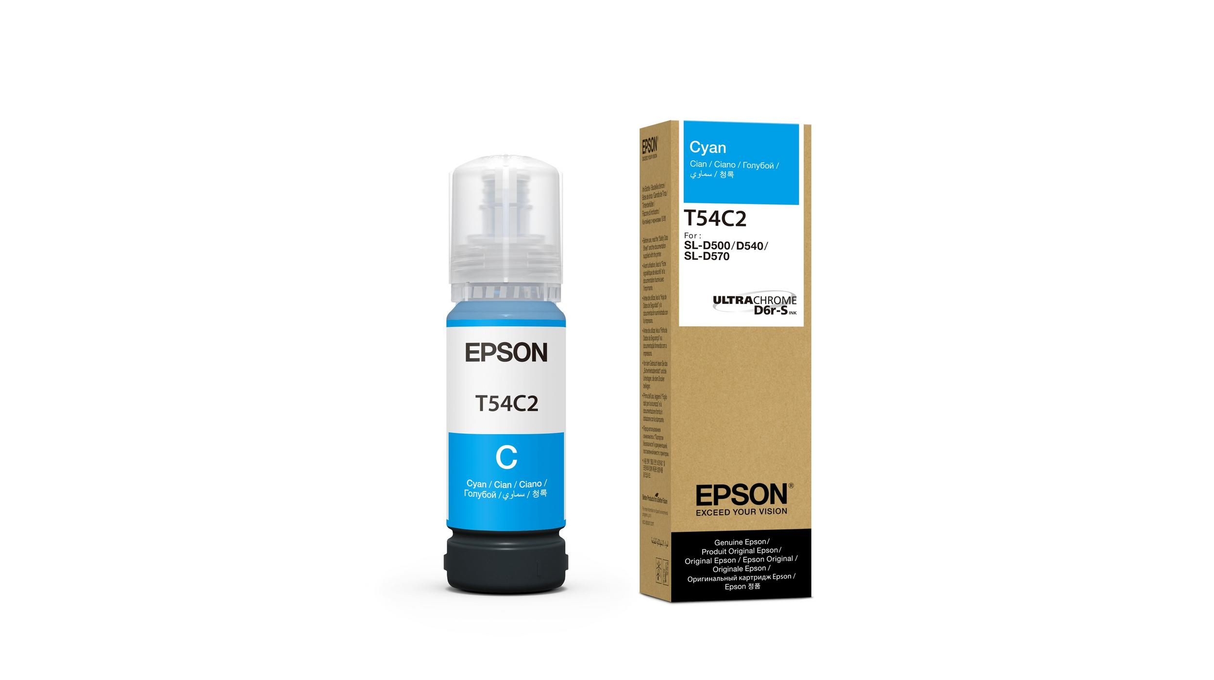 Epson T54C - Cyan - original - Box - Nachfülltinte, Ansicht 2
