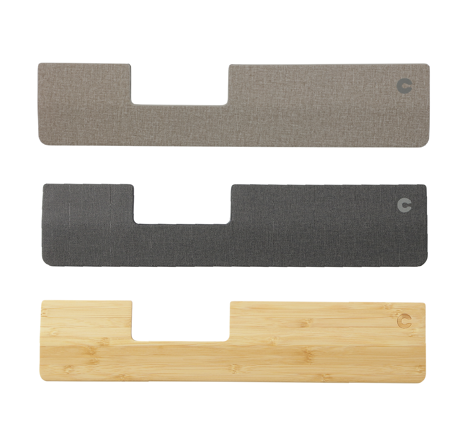 Contour Design - Tastatur-/Maus-Handgelenkauflage - Regulär - Bamboo Natural - für RollerMouse Pro; SliderMouse Pro, Ansicht 2