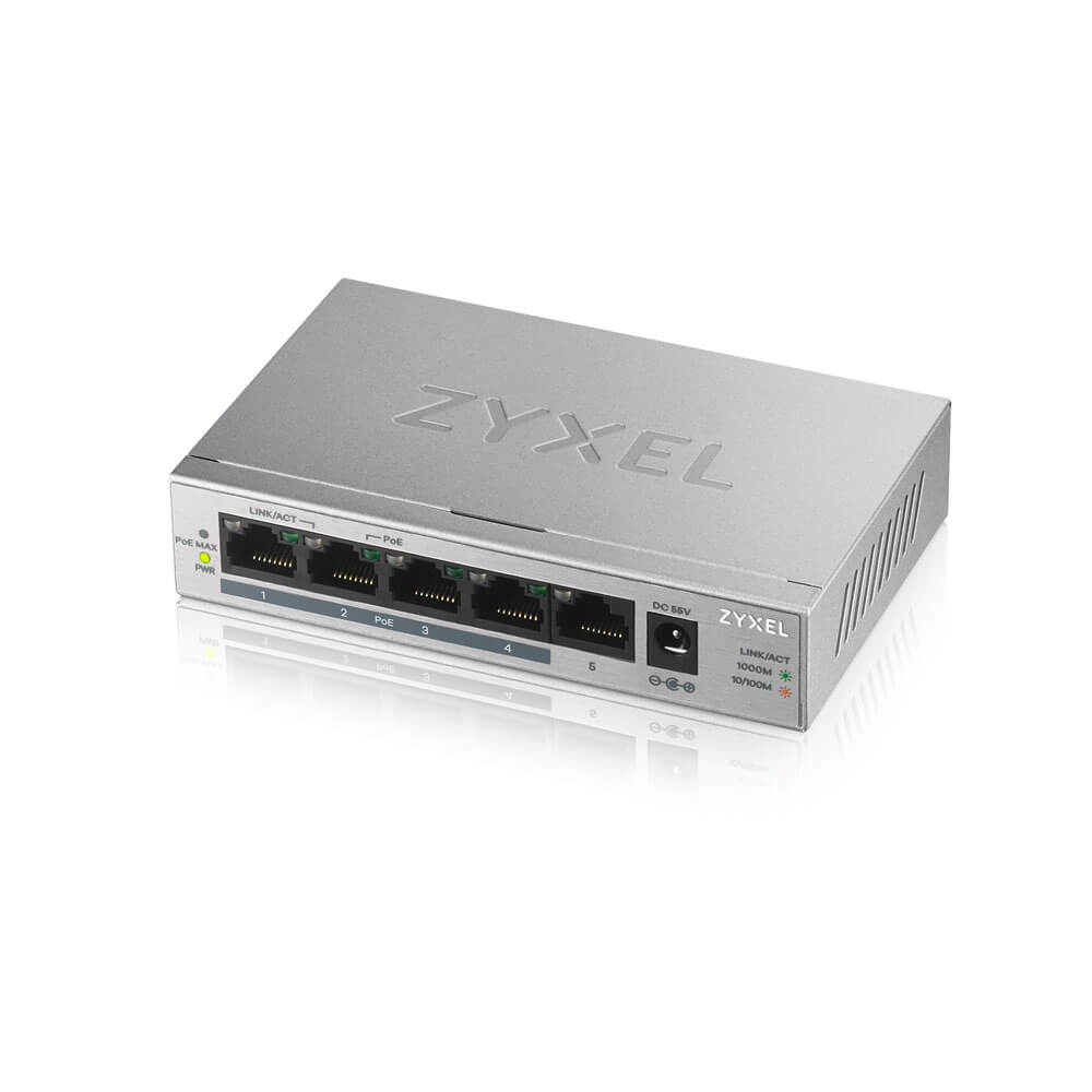 Zyxel GS1005HP Switch 5-porte Gigabit  PoE