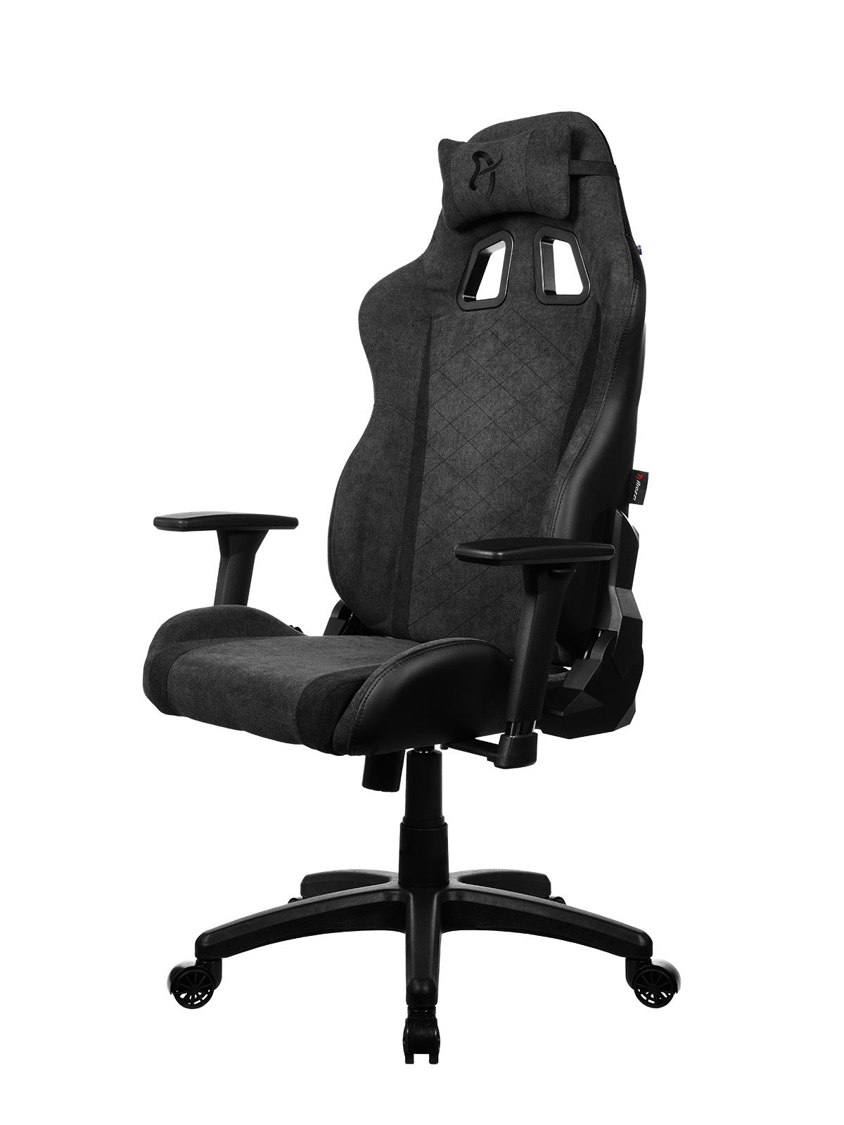 Arozzi Gaming Stuhl Avanti Dark grey SoftFabric, 120 kg, Gepolsterter Sitz, Gepolsterte Rückenlehne, Ansicht 3