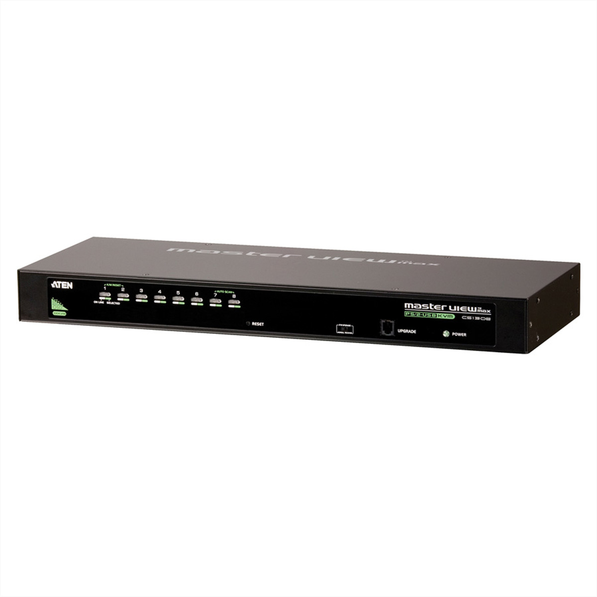 ATEN CS1308 Tastatur/Video/Maus (KVM)-Switch Rack-Einbau Schwarz
