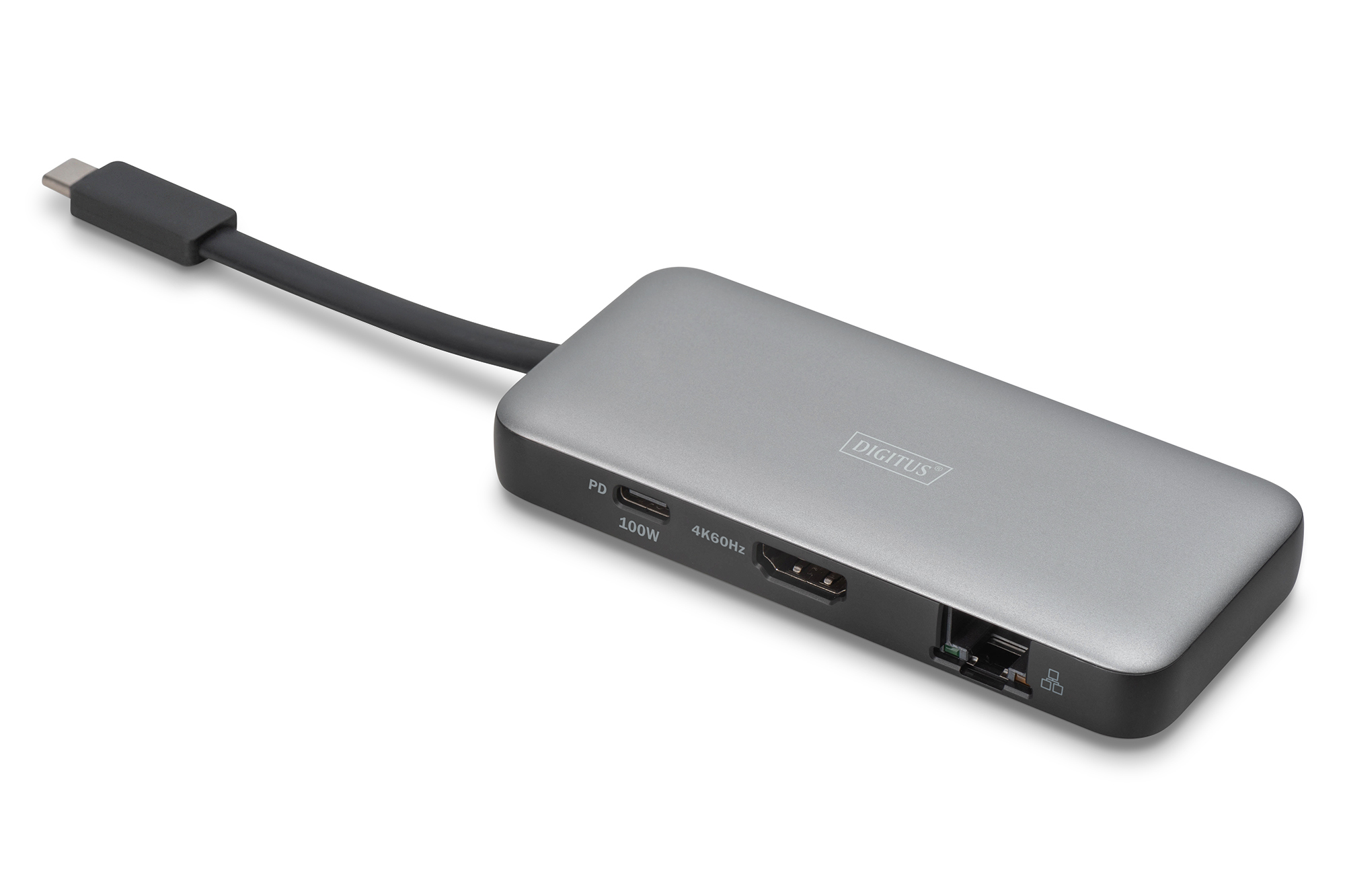 DIGITUS USB-C Travel Docking Station 7-Port HDMI USB RJ45, Ansicht 2