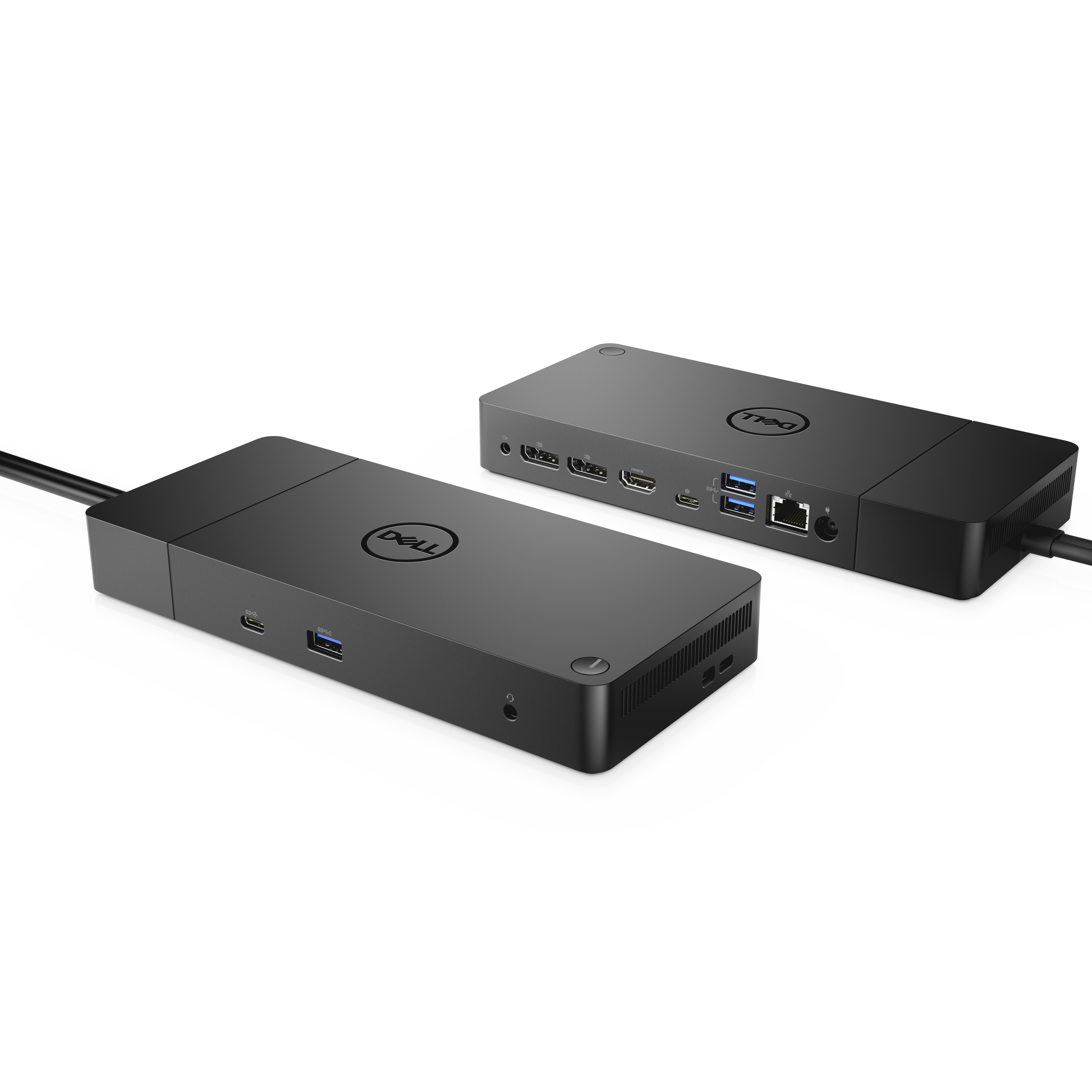 Dell WD19 - Kabelgebunden - USB 3.2 Gen 1 (3.1 Gen 1) Type-C - 2.0b - USB Typ-C - 10,100,1000 Mbit/s - Schwarz - Docking / Adapter, Ansicht 3
