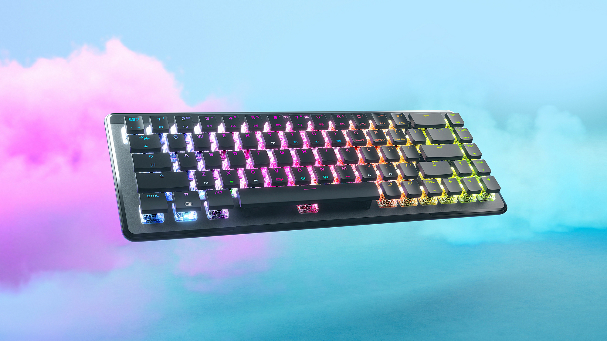Turtle Beach Vulcan II Mini Air Gaming-Tastatur Schwarz - Tastatur - Optisch - TL: Deutsch, QWERTZ, Ansicht 2