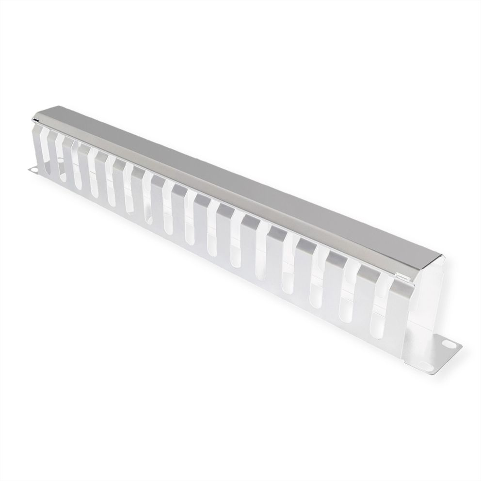 VALUE Kabelmanagement - Vorderseite - Hellgrau, RAL 7035 - 1U - 48.3 cm (19), Ansicht 2