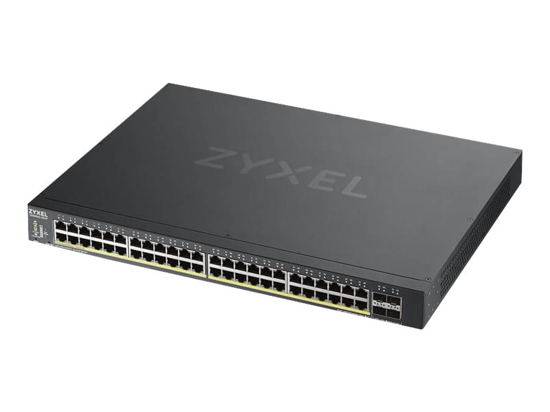 Zyxel XGS1930-52HP - Switch - Smart - 48 x 10/100/1000 (PoE+) + 4 x 10 Gigabit SFP+ - an Rack montierbar - PoE+ (375 W)