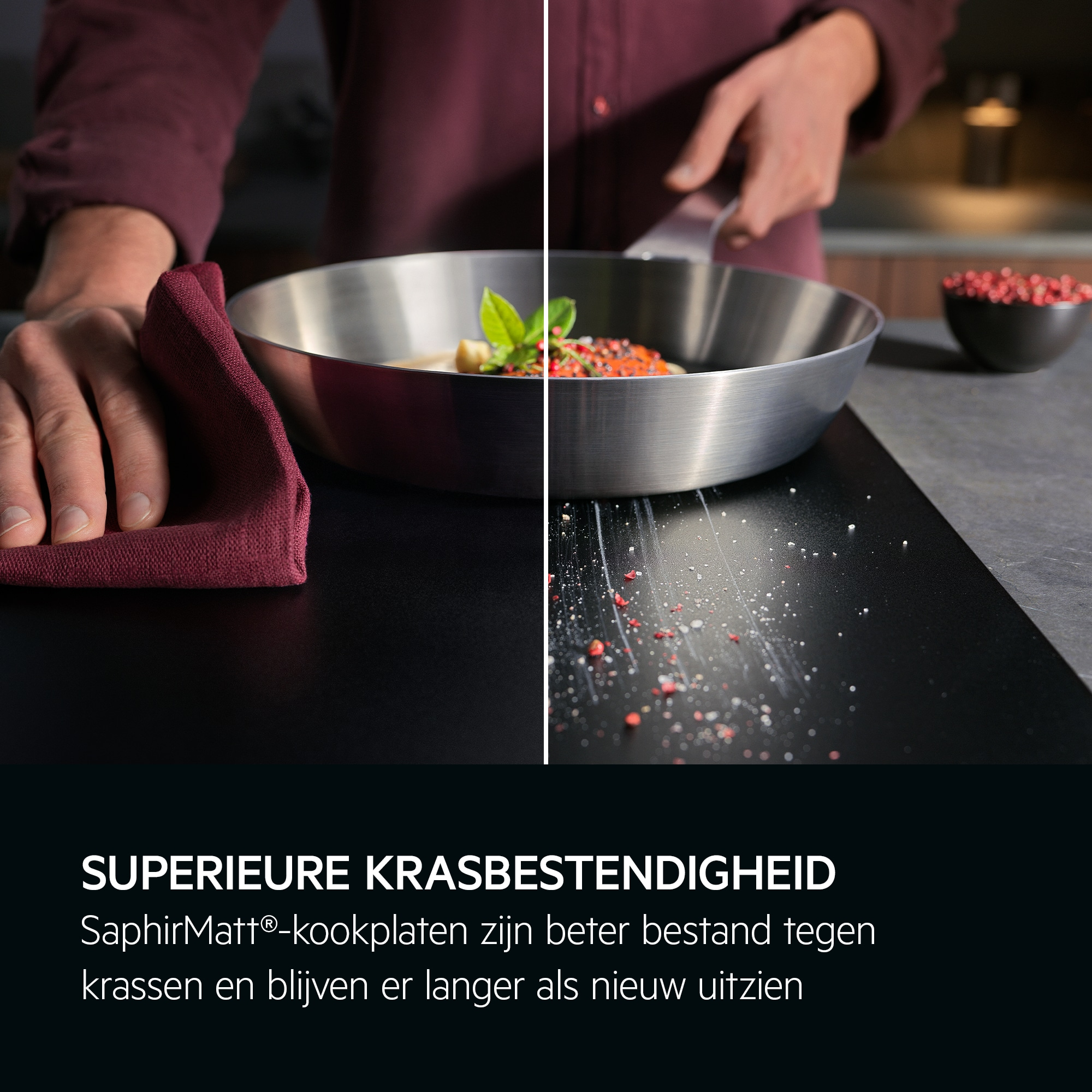 Electrolux EB-Autark-Kochfeld Indukt. SaphirMatt Eco TII84B10FZ, Ansicht 2