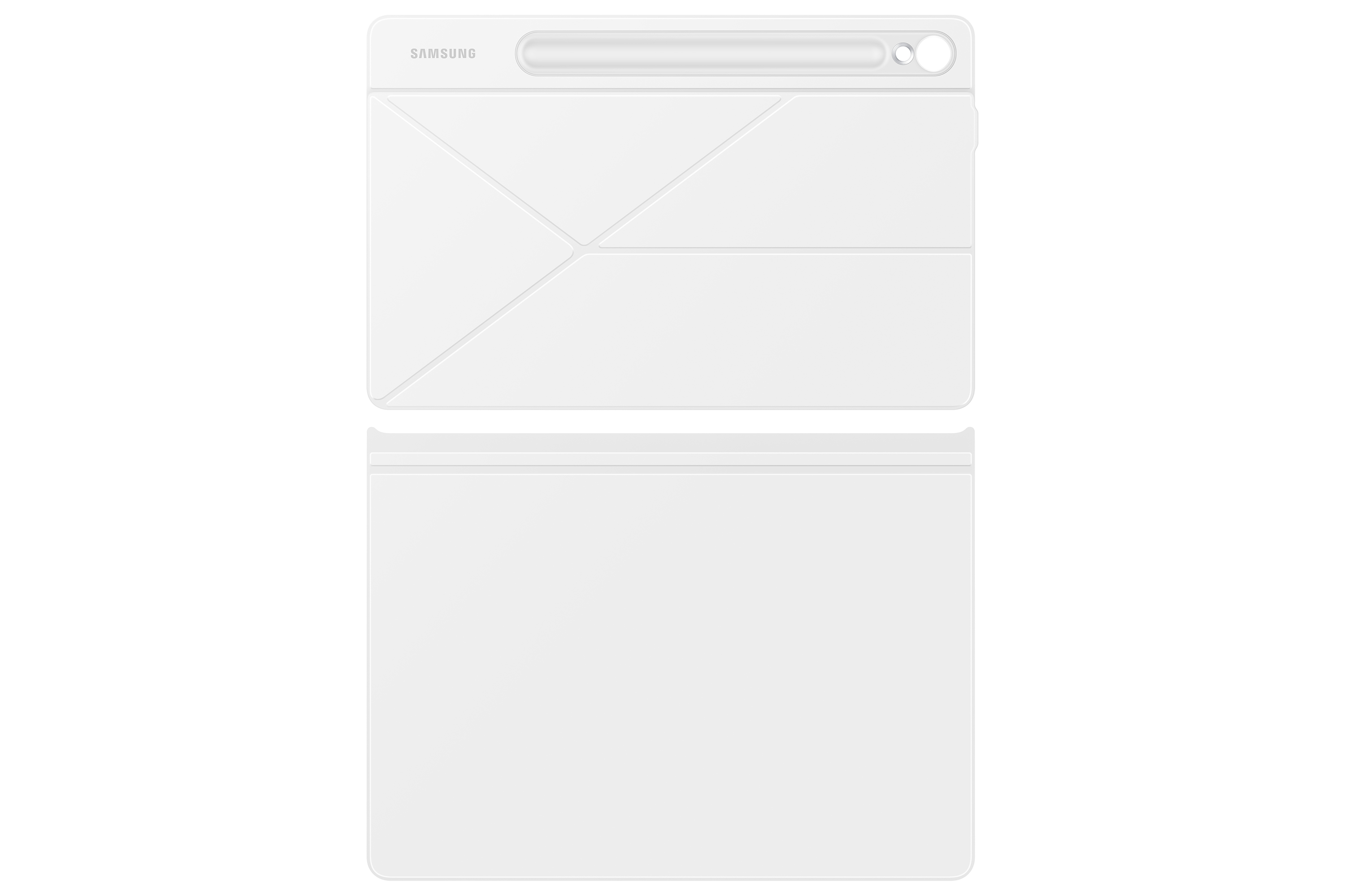 Samsung EF-BX710 - Flip-Hülle für Tablet - weiß, Ansicht 4