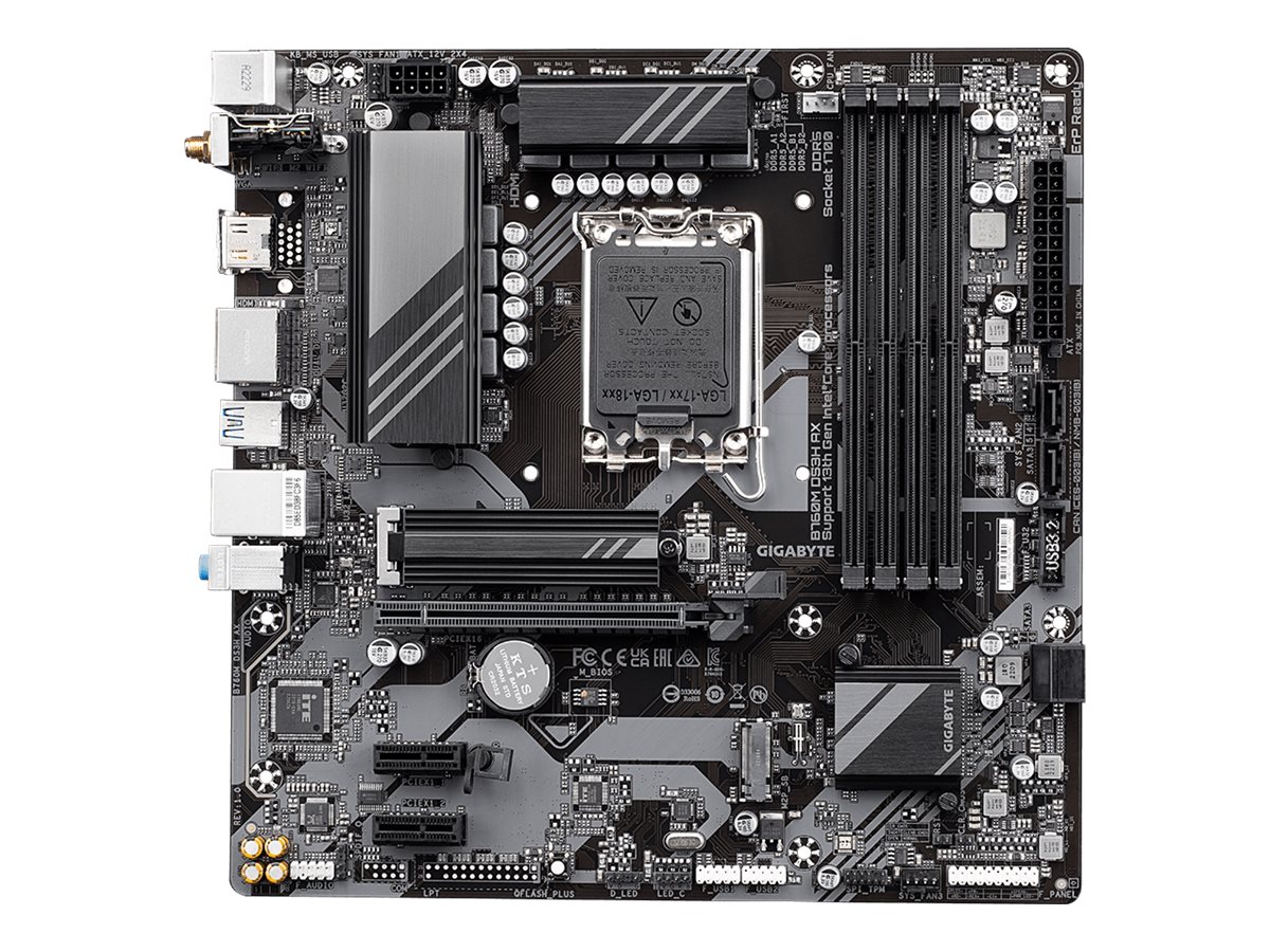 Gigabyte B760M DS3H AX - 1.X - Motherboard - micro ATX - LGA1700-Sockel - B760 Chipsatz - USB 3.2 Gen 1, USB-C 3.2 Gen2 