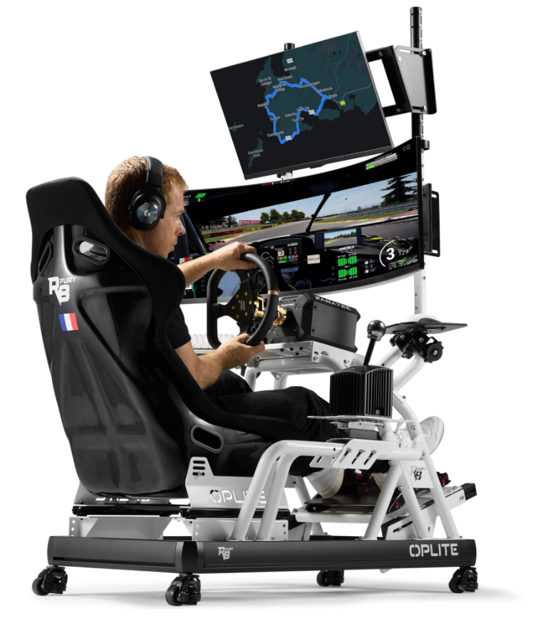 Oplite Feststellbare Lenkrollen für R8 Cockpit retail, Ansicht 2