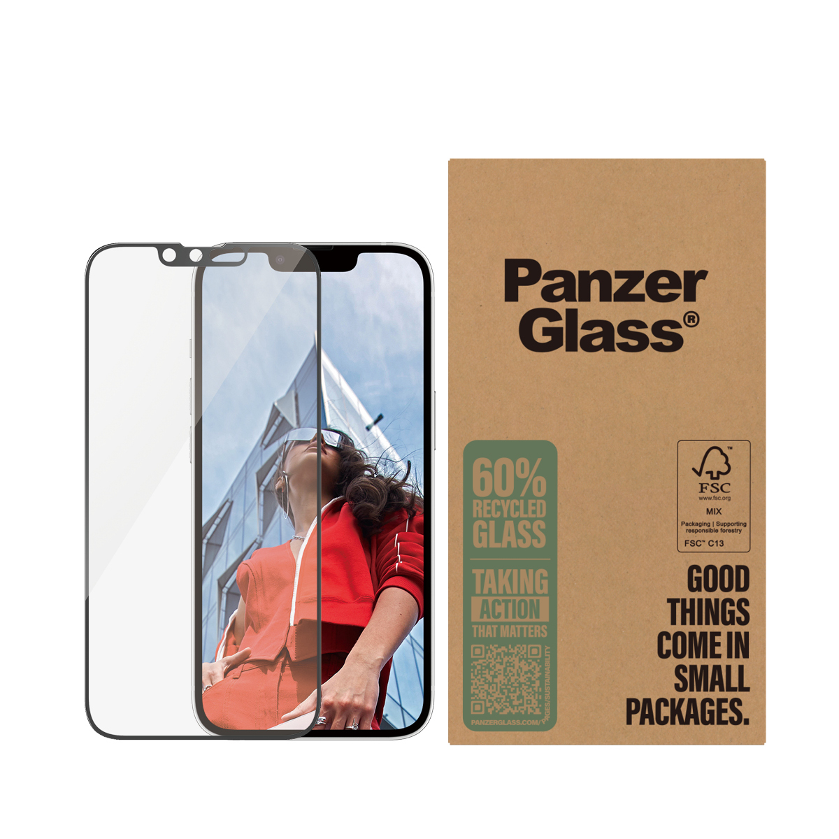 PanzerGlass Bildschirmschutz für Handy - ultrabreite Passform, Ansicht 3