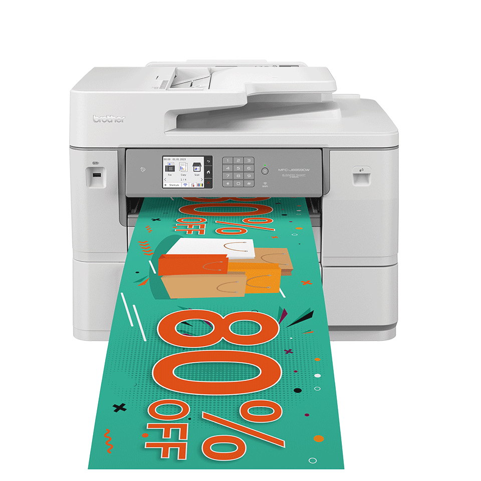 Brother MFC-J6959DW - Multifunktionsdrucker - Farbe - Tintenstrahl - A3/Ledger (Medien), Ansicht 2