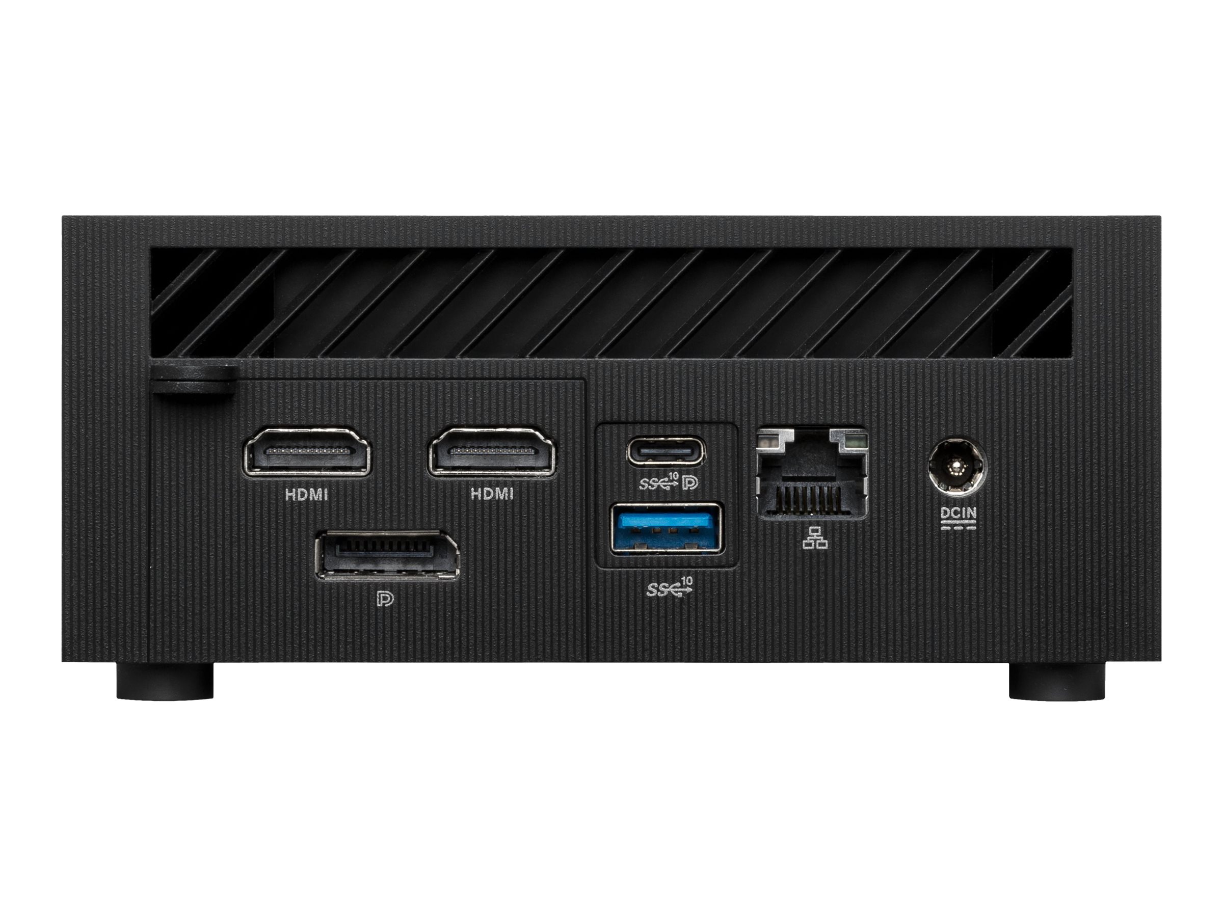 ASUS ExpertCenter PN64 S7013MD - Barebone - Mini-PC - 1 x Core i7 12700H  2.3 GHz - RAM 16 GB - SSD 512 GB - Intel Iris Xe Grafikkarte - 1GbE 2.5GbE Bluetooth 5.2 Wi-Fi 6E - WLAN: Bluetooth 5.2 802.11abgnacax (Wi-Fi 6E)