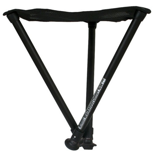 Walkstool Comfort 75 XXL - 250 kg - Campinghocker - 3 Bein(e) - Faltbar - 930 g - Schwarz, Ansicht 2
