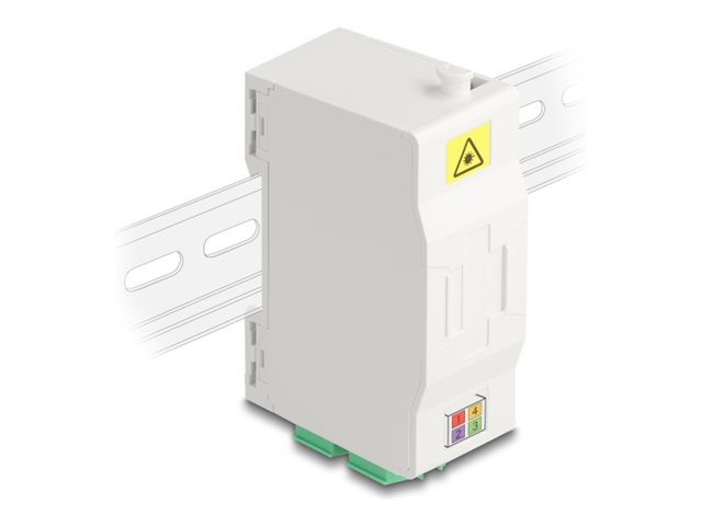 Delock Glasfaser-Anschlussdose - mit Spleißhalter 4 x LC Duplex Coupler
