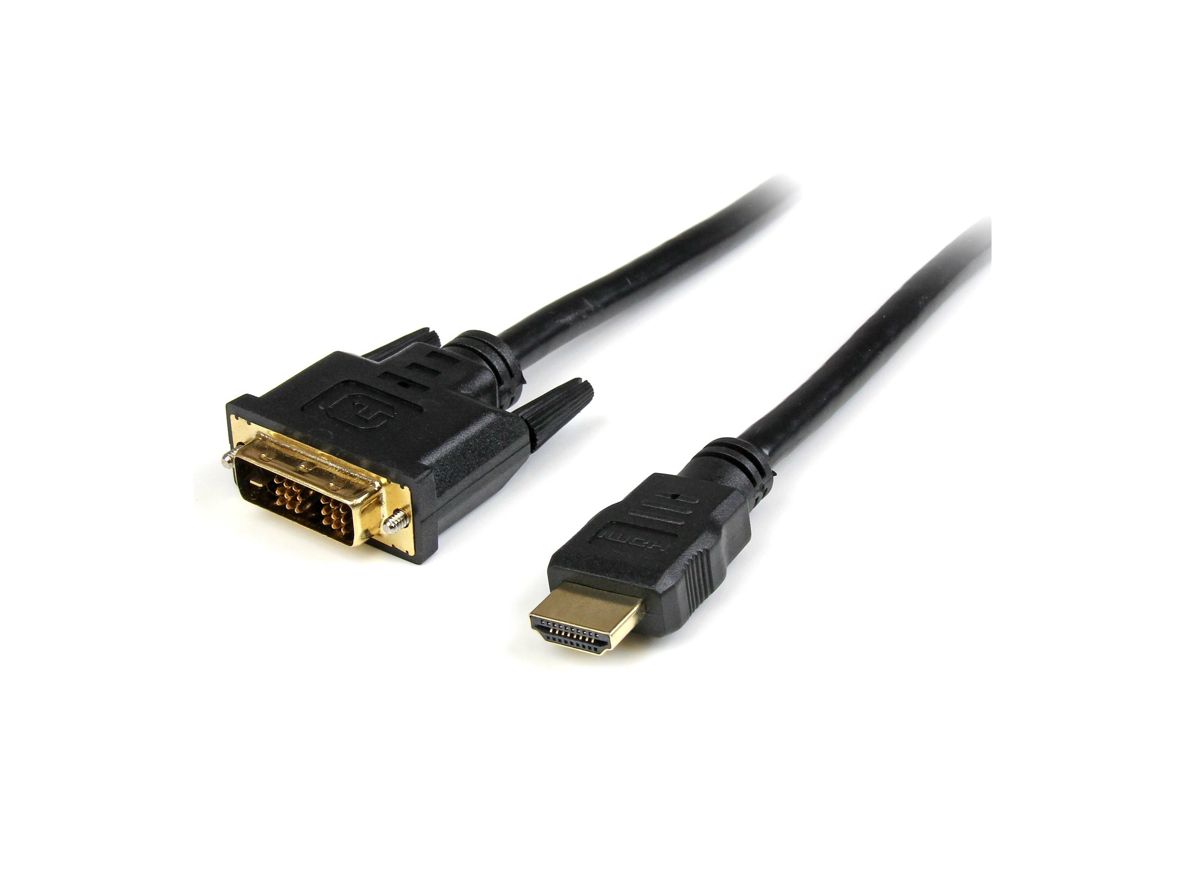 StarTech.com 6ft (1.8m) HDMI to DVI Cable, DVI-D to HDMI Display Cable (1920x1200p)