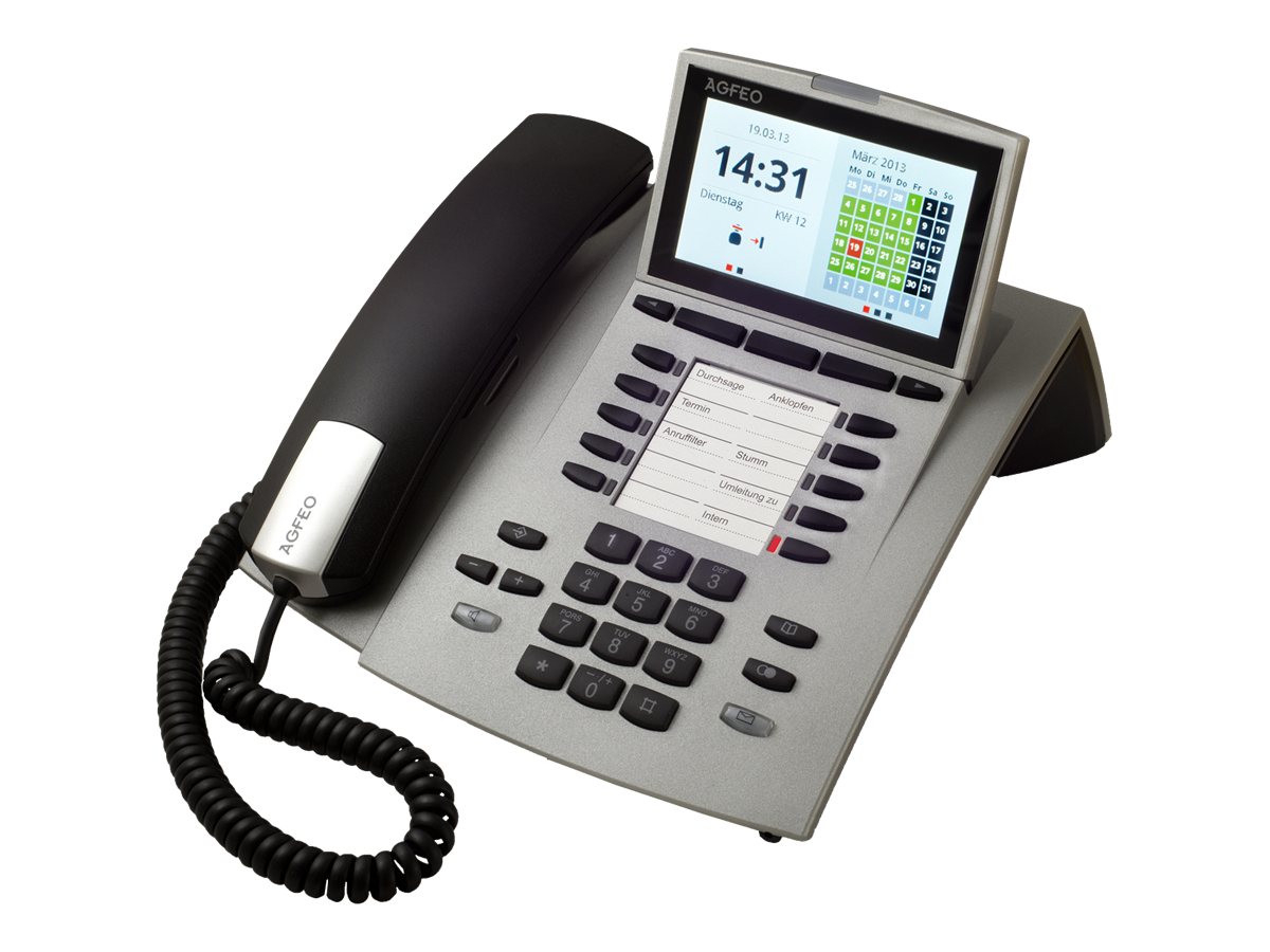 AGFEO ST 45IP - VoIP-Telefon - Silber