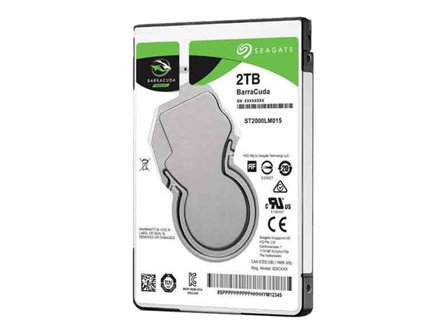 Seagate Guardian BarraCuda ST2000LM015 - Festplatte - 2 TB - intern - 2.5 (6.4 cm)
