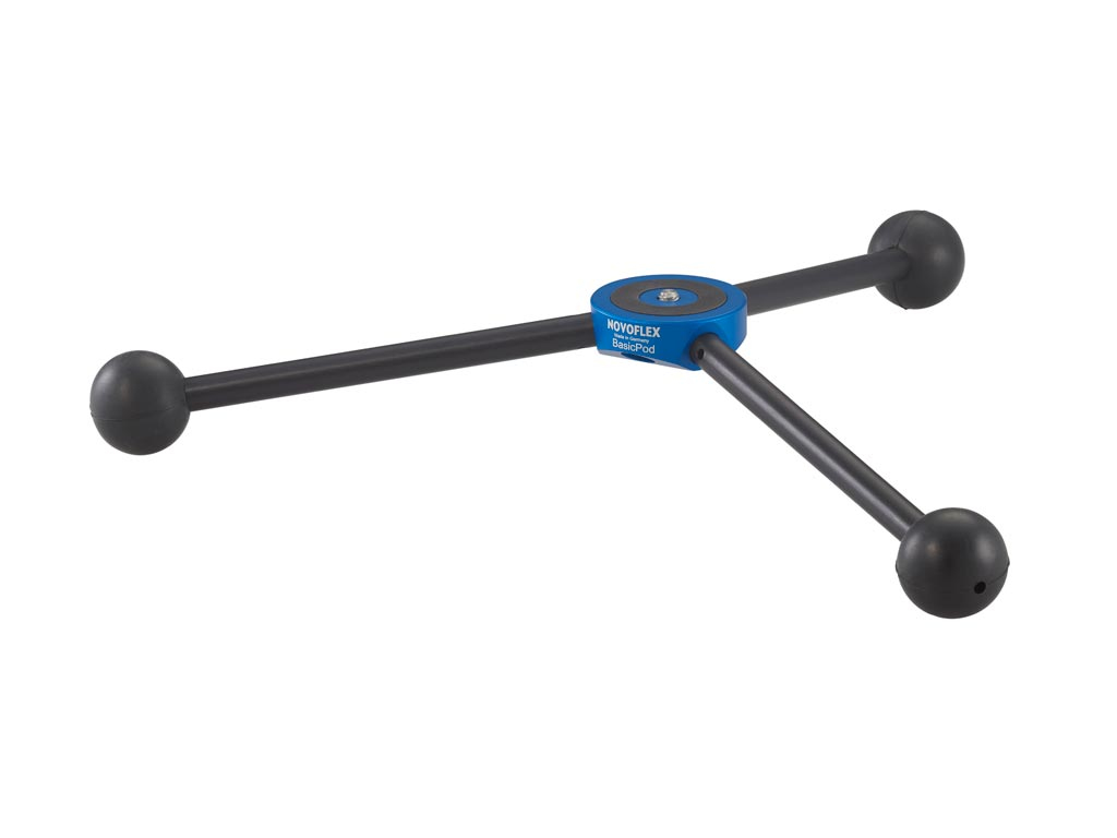 Novoflex BasicPod Mini - 3 Bein(e) - Schwarz - Blau - 14,5 cm - 52 g, Ansicht 2