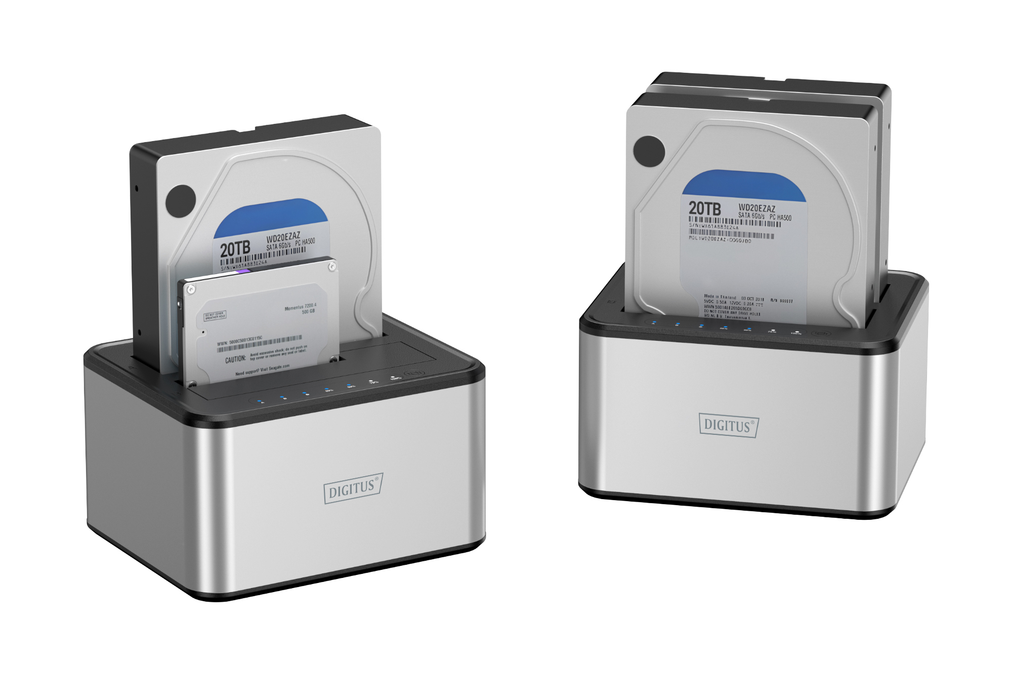 DIGITUS USB 3.0 Duale SATA HDD Dockingstation 2,5/ 3,5, Ansicht 4