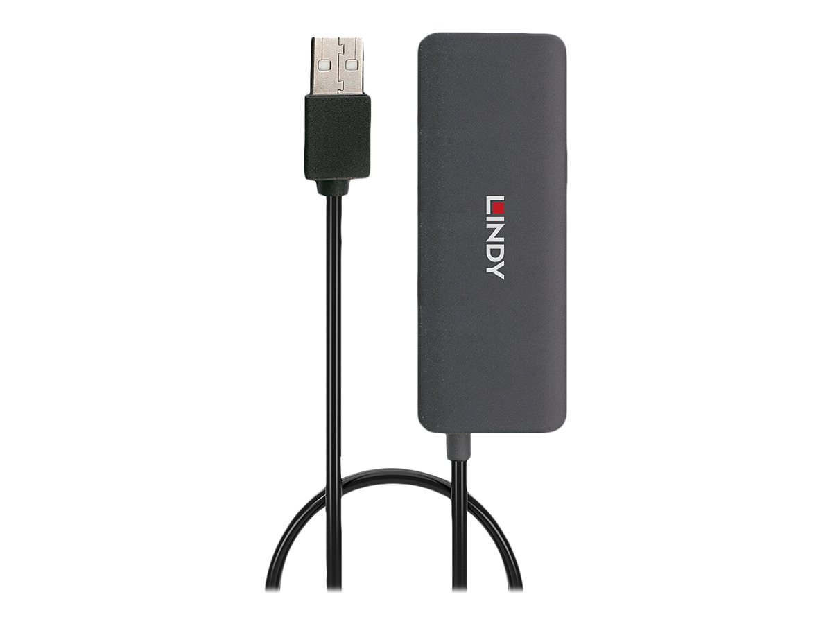 Lindy Hub - 4 x USB 2.0 - Desktop, Ansicht 2