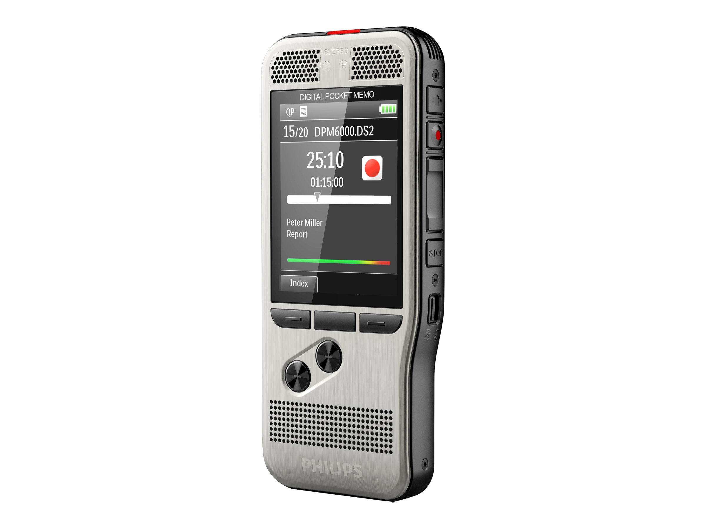 Philips Pocket Memo DPM6700 - Voicerecorder, Ansicht 3