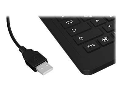 KeySonic KSK-6231INEL - Tastatur - mit Touchpad - TL: Französisch, AZERTY, Ansicht 5