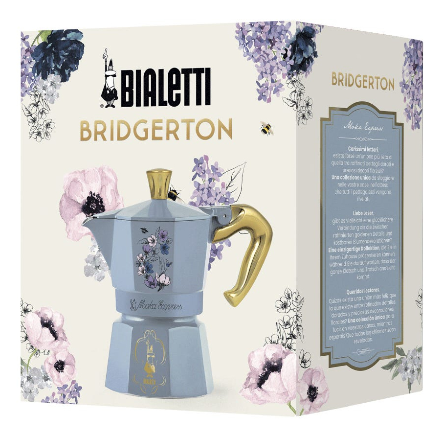 Bialetti Espressokocher Bridgerton Moka Express 3 Tassen, Ansicht 3