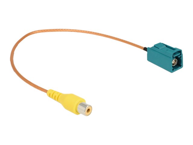 Delock Kamera-Adapterkabel - FAKRA Z-Anschluss weiblich zu RCA weiblich