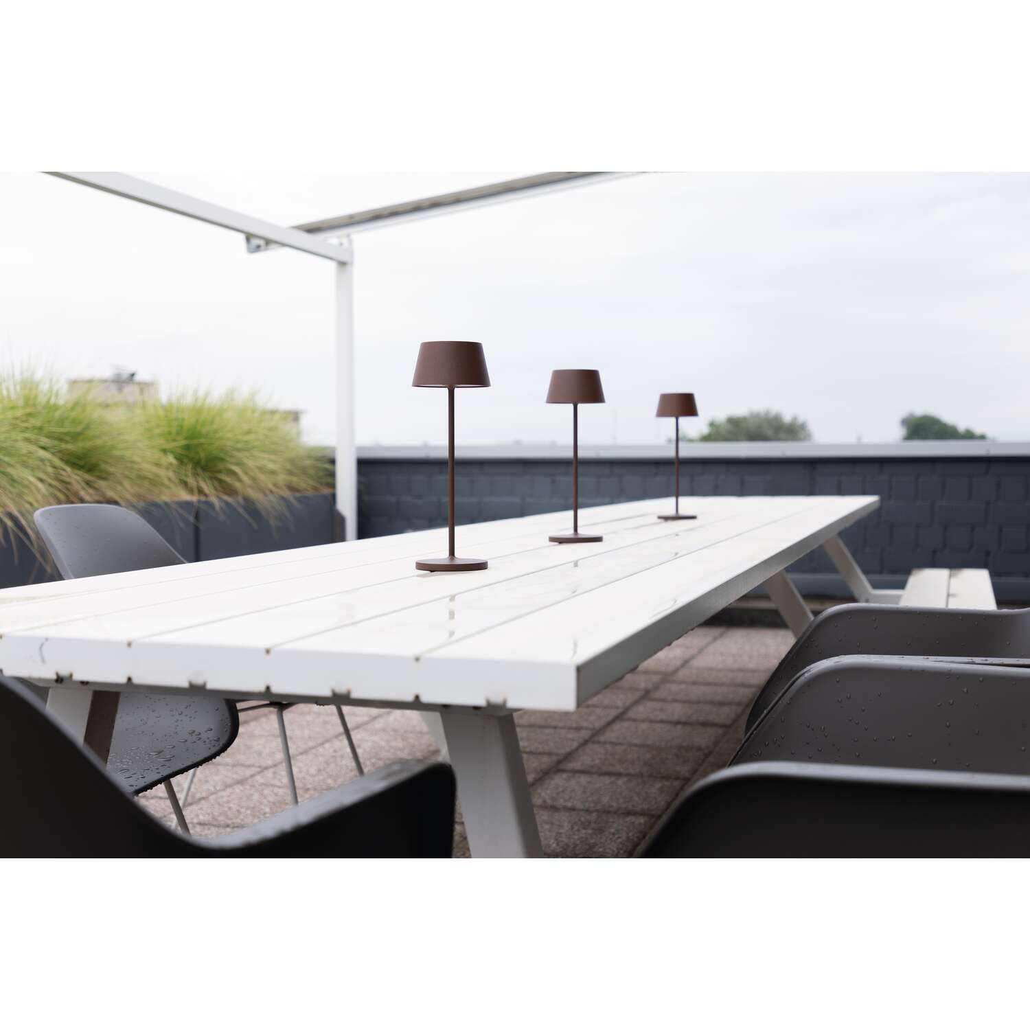 Jakob Maul GmbH MAULnina LED-Akku-Tischleuchte braun, Ansicht 4