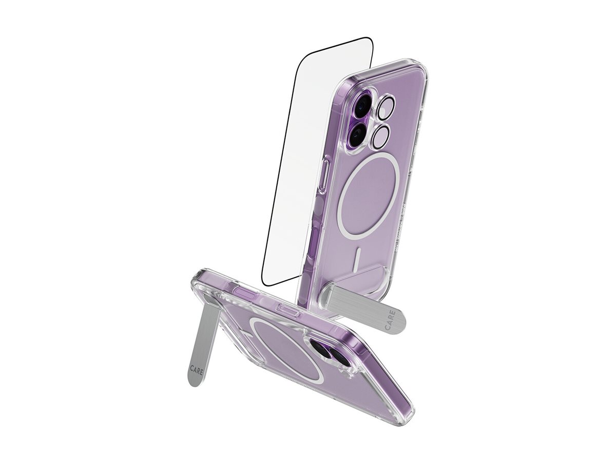 PanzerGlass CARE by PanzerGlass - 3-in-1 Kick Bundle - hintere Abdeckung für Mobiltelefon - MagSafe-Kompatibilität, Ansicht 2