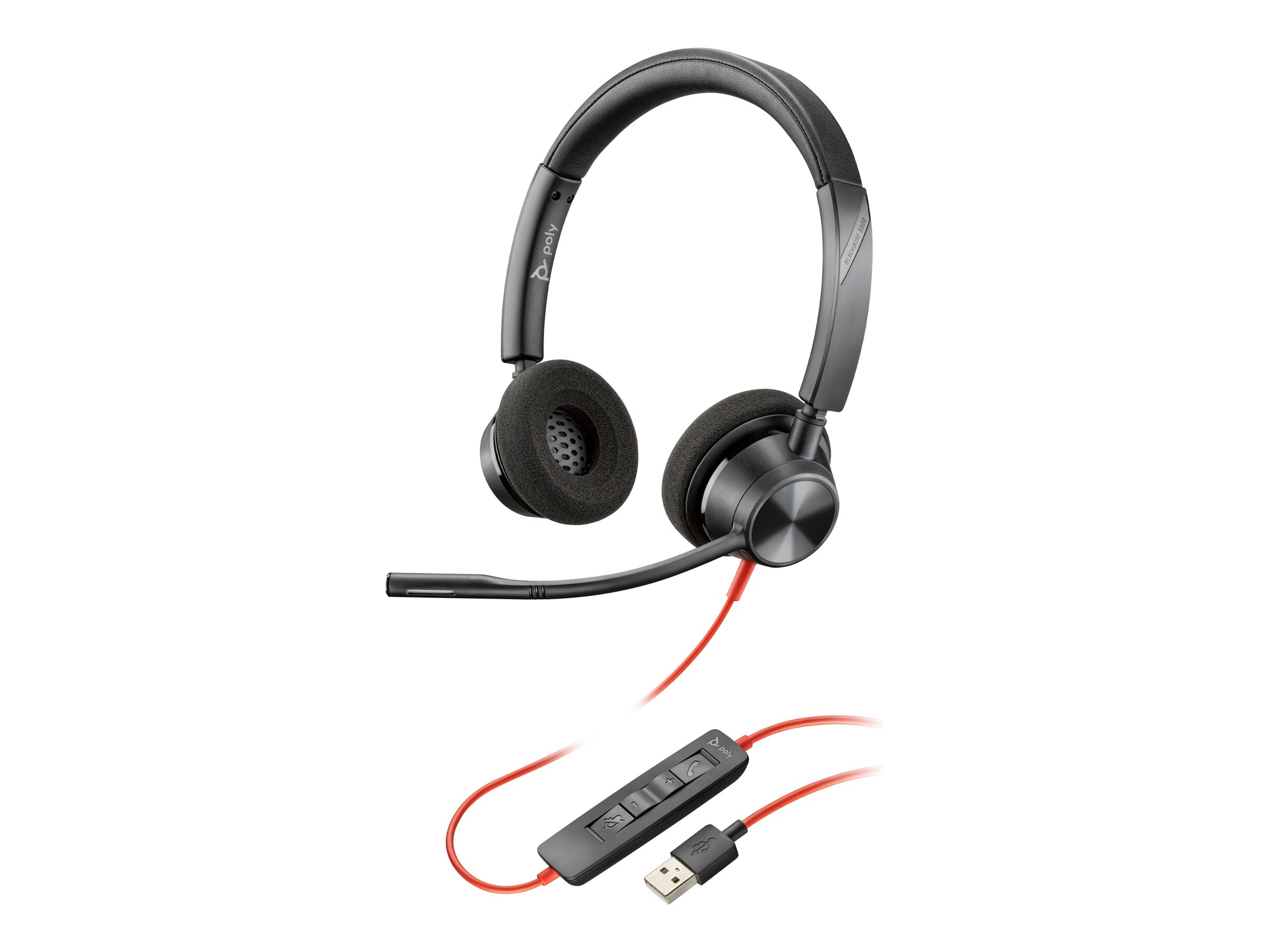 Poly Blackwire 3320 - Blackwire 3300 series - Headset, Ansicht 3