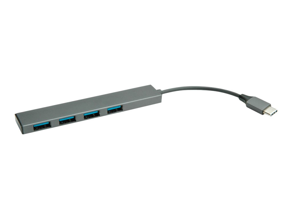 ROLINE USB 3.2 Gen 1 Hub - Hub - 4 x USB 3.2 Gen 1, Ansicht 3